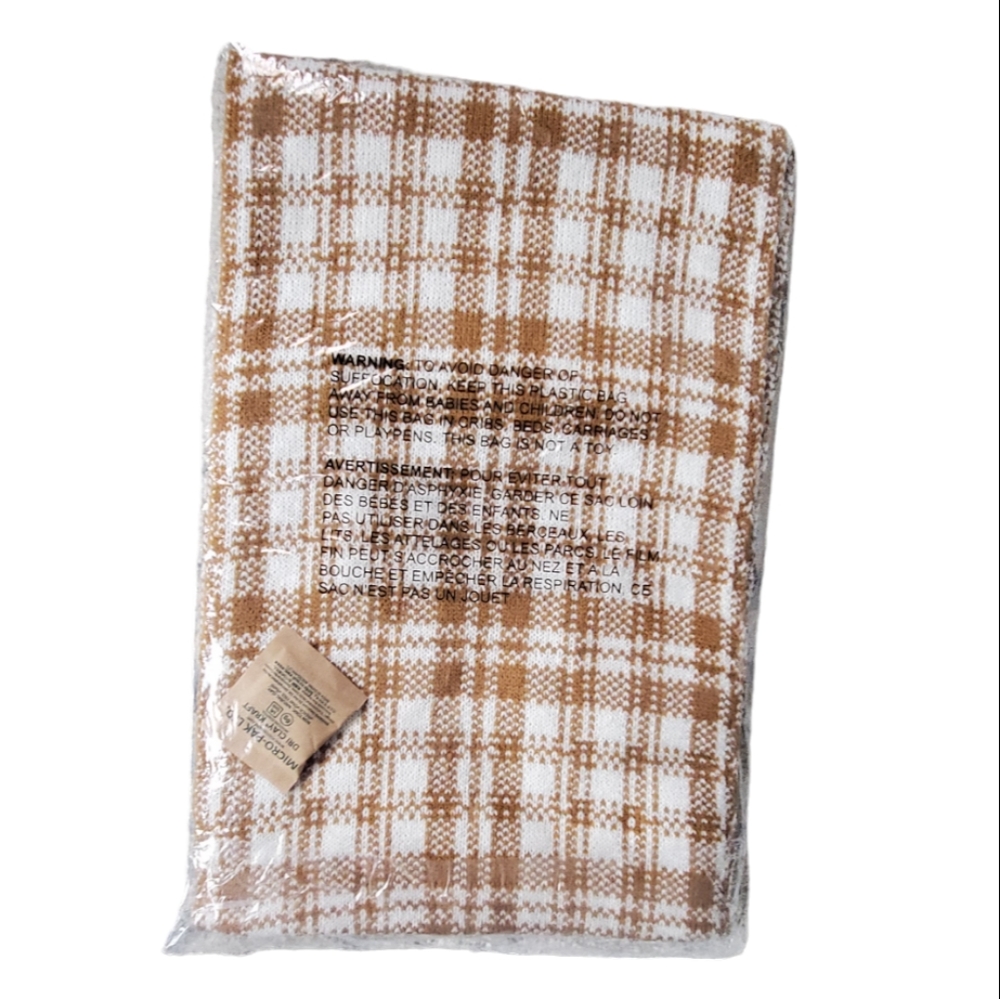 NWT Timberland Plaid Scarf.